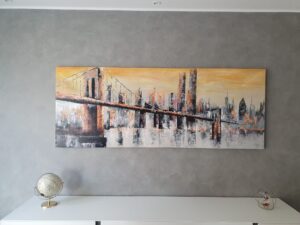 Quadri moderno ponte america metropoli