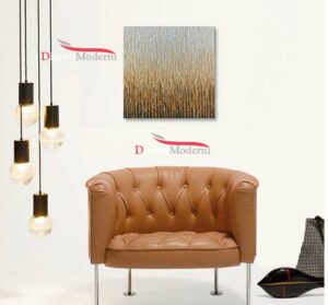 Quadri astratti oro gold beige per arredamenti minimal